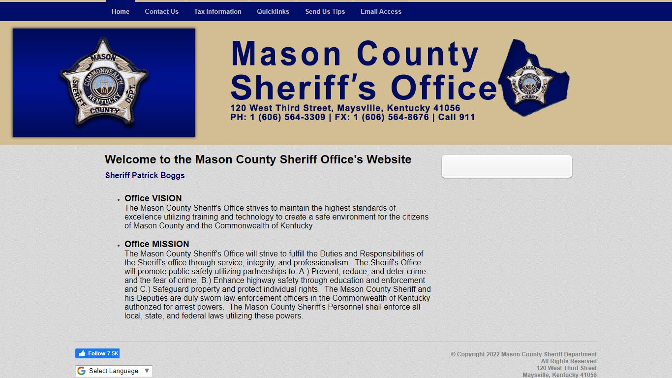 Mason County Sheriff Department